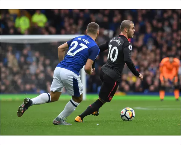 Clash of Midfield Maestros: Jack Wilshere vs. Nikola Vlasic - Everton vs. Arsenal, Premier League 2017-18
