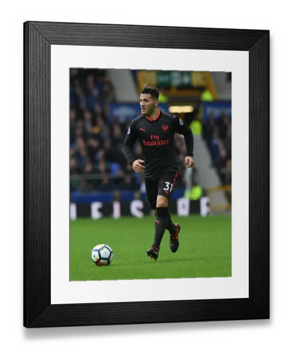 Framed Print : Sead Kolasinac in Action: Arsenal vs. Everton (2017-18 Premier League) Framed Print : Sead Kolasinac in Action: Arsenal vs. Everton (2017-18 Premier League)