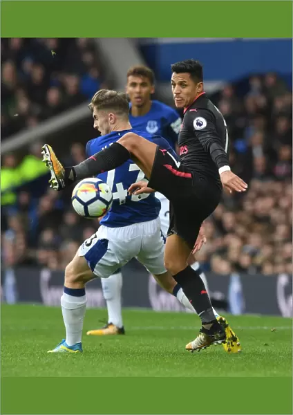 Alexis Sanchez in Action: Arsenal vs. Everton, Premier League 2017-18
