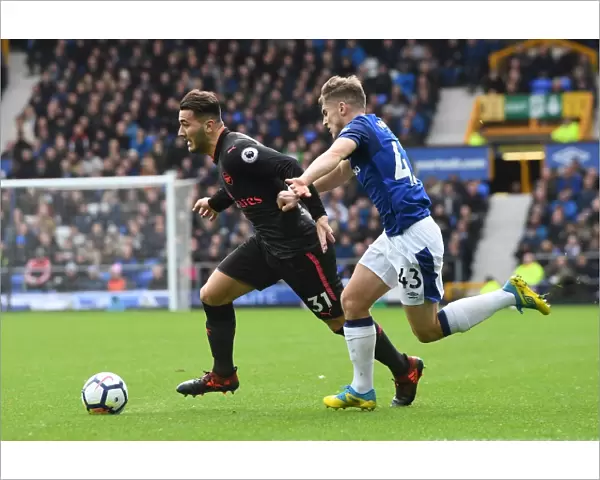 Sead Kolasinac vs Dominic Calvert-Lewin: Battle at Goodison Park (Everton v Arsenal, 2017-18)