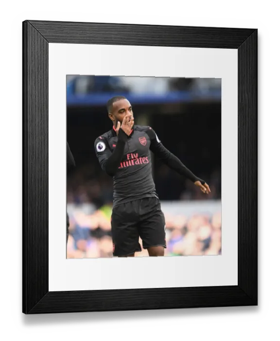 Framed Print : Alexandre Lacazette's Hat-Trick: Everton vs. Arsenal, Premier League 2017-18 Framed Print : Alexandre Lacazette's Hat-Trick: Everton vs. Arsenal, Premier League 2017-18