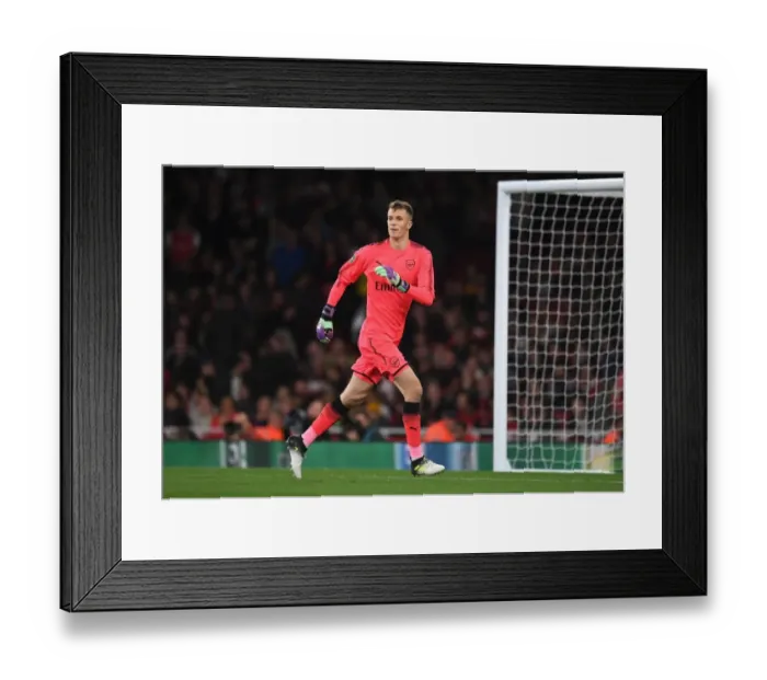 Framed Print : Matt Macey in Action: Arsenal vs Norwich City, Carabao Cup Fourth Round, 2017-18