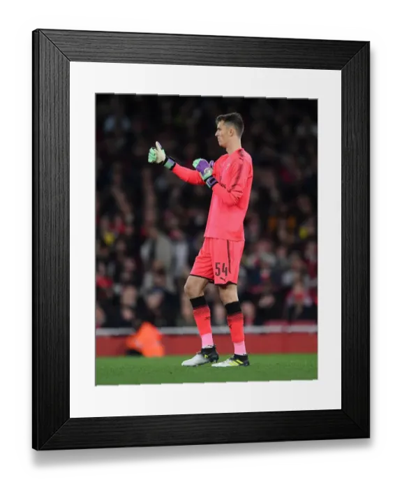 Framed Print : Matt Macey in Action: Arsenal vs Norwich City, Carabao Cup Fourth Round, 2017-18 Framed Print : Matt Macey in Action: Arsenal vs Norwich City, Carabao Cup Fourth Round, 2017-18