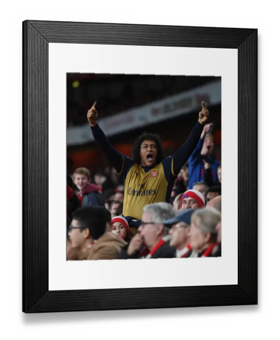 Framed Print : Arsenal Fan's Passion: Arsenal v Norwich City, Carabao Cup Fourth Round, 2017-18 Framed Print : Arsenal Fan's Passion: Arsenal v Norwich City, Carabao Cup Fourth Round, 2017-18