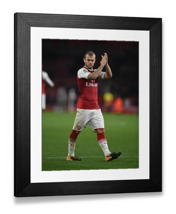 Framed Print : Jack Wilshere Celebrates with Arsenal Fans after Carabao Cup Win vs Norwich City, 2017 Framed Print : Jack Wilshere Celebrates with Arsenal Fans after Carabao Cup Win vs Norwich City, 2017