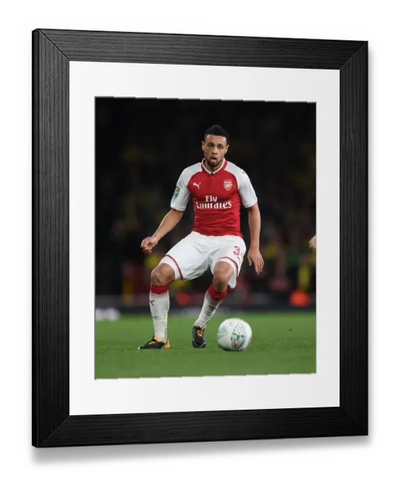 Framed Print : Francis Coquelin: Arsenal's Midfield Warrior in Carabao Cup Battle Against Norwich City, 2017-18 Framed Print : Francis Coquelin: Arsenal's Midfield Warrior in Carabao Cup Battle Against Norwich City, 2017-18