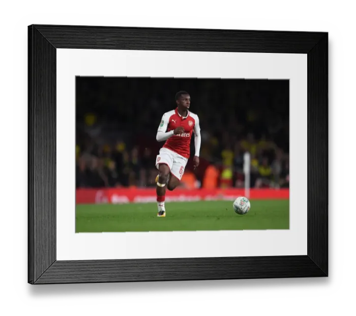 Framed Print : Eddie Nketiah in Action: Arsenal vs Norwich City, Carabao Cup Fourth Round, 2017-18 Framed Print : Eddie Nketiah in Action: Arsenal vs Norwich City, Carabao Cup Fourth Round, 2017-18