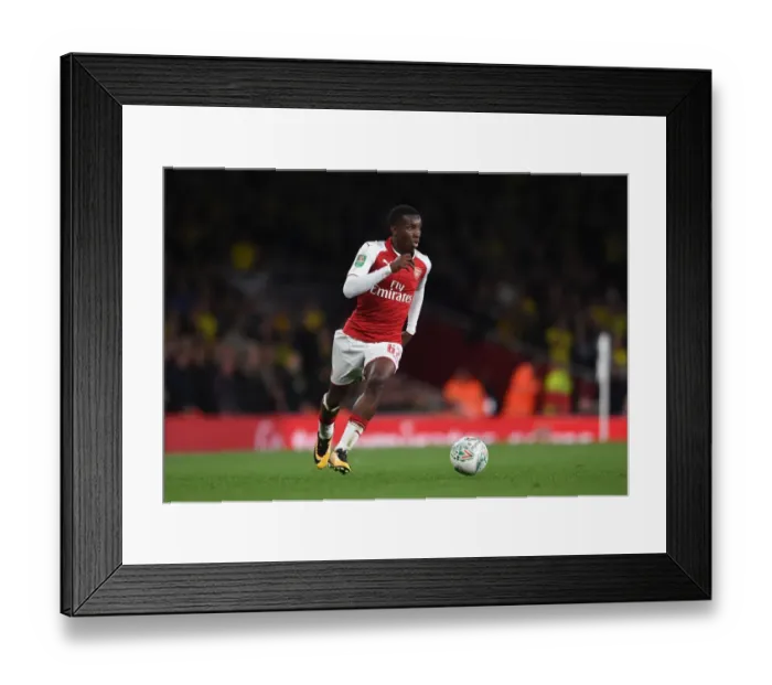 Framed Print : Eddie Nketiah in Action: Arsenal vs Norwich City, Carabao Cup Fourth Round, 2017-18 Framed Print : Eddie Nketiah in Action: Arsenal vs Norwich City, Carabao Cup Fourth Round, 2017-18