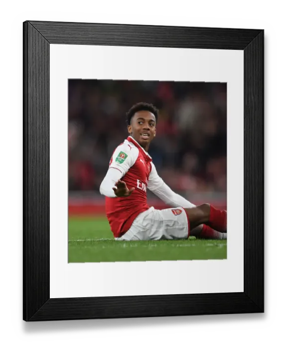 Framed Print : Joe Willock: Arsenal vs Norwich City - Carabao Cup Fourth Round, 2017-18