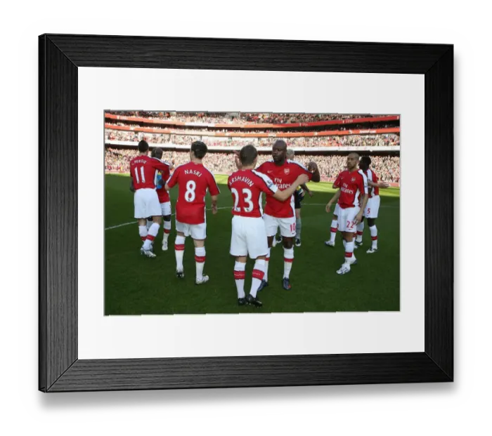 Framed Print : William Gallas & Andrey Arshavin (Arsenal)