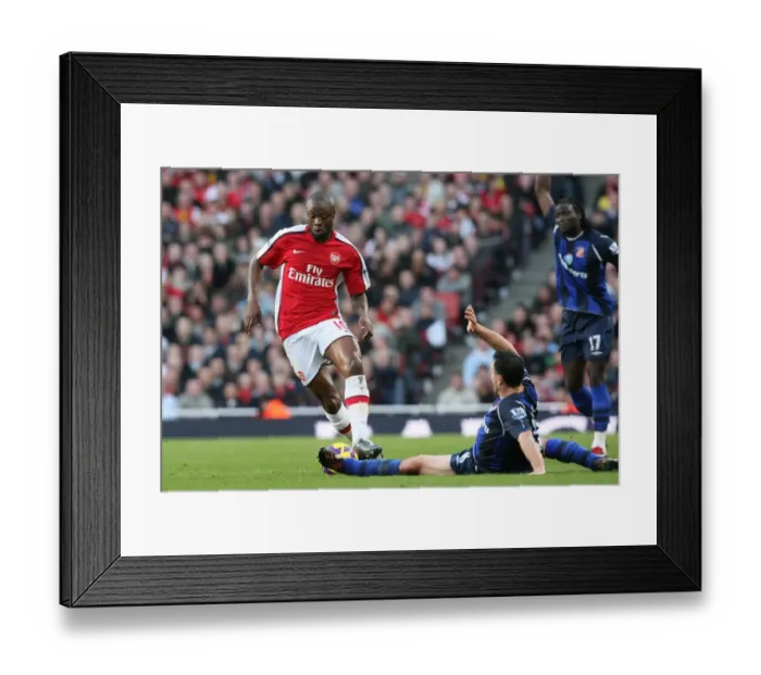 Framed Print : William Gallas (Arsenal) Steed Malbranque (Sunderland)