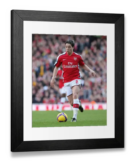 Framed Print : Samir Nasri in Action: Arsenal vs. Sunderland, 2009 (0:0)