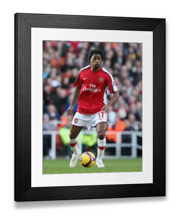 Framed Print : Alex Song in Action: Arsenal vs Sunderland, 0:0, Barclays Premier League, Emirates Stadium, London, 21 / 2 / 2009