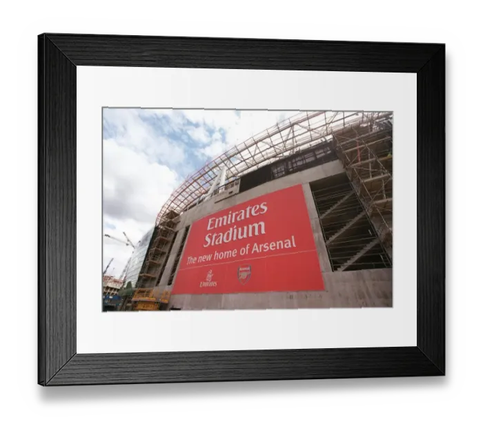 Framed Print : Building work at the New Stadium. Emirates Stadium, Islington, London, 4 / 7 / 05 Framed Print : Building work at the New Stadium. Emirates Stadium, Islington, London, 4 / 7 / 05