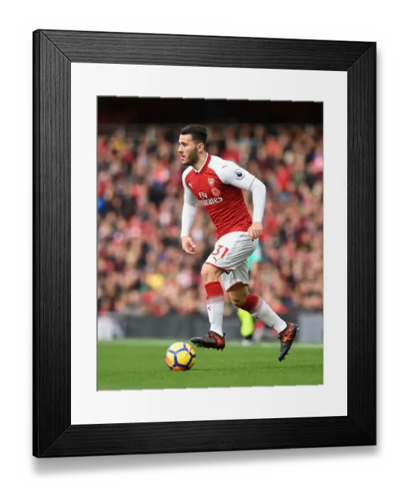 Framed Print : Sead Kolasinac in Action: Arsenal vs Swansea City, Premier League 2017-18 Framed Print : Sead Kolasinac in Action: Arsenal vs Swansea City, Premier League 2017-18