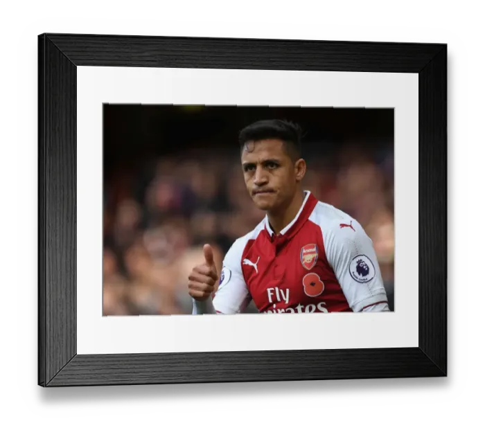 Framed Print : Alexis Sanchez in Action: Arsenal vs Swansea City, Premier League 2017-18 Framed Print : Alexis Sanchez in Action: Arsenal vs Swansea City, Premier League 2017-18