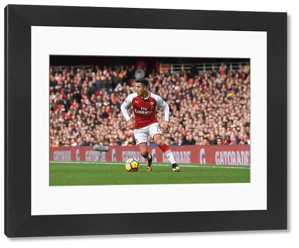 Alexis Sanchez (Arsenal). Arsenal 2: 1 Swansea City. Premier League. Emirates Stadium