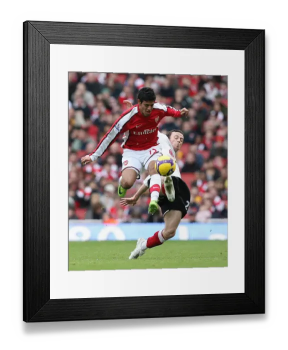 Framed Print : A Battle of Stars: Carlos Vela vs. Simon Davies - Arsenal vs. Fulham, 0-0 Stalemate, Barclays Premier League, Emirates Stadium, London, 2009 Framed Print : A Battle of Stars: Carlos Vela vs. Simon Davies - Arsenal vs. Fulham, 0-0 Stalemate, Barclays Premier League, Emirates Stadium, London, 2009