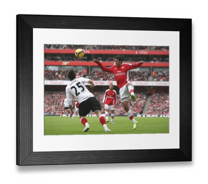 Framed Print : Carlos Vela (Arsenal) Simon Davies (Fulham) Framed Print : Carlos Vela (Arsenal) Simon Davies (Fulham)