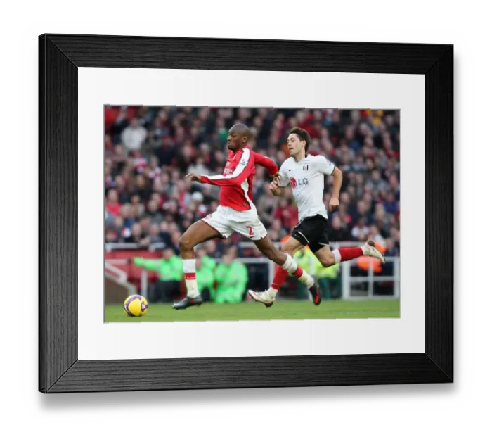 Framed Print : Abou Diaby (Arsenal) Clint Dempsey (Fulham) Framed Print : Abou Diaby (Arsenal) Clint Dempsey (Fulham)