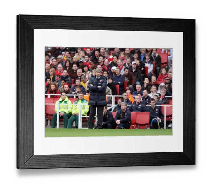 Framed Print : Arsene Wenger: A Battle of Wits - Arsenal 0-0 Fulham, Premier League (February 28, 2009) Framed Print : Arsene Wenger: A Battle of Wits - Arsenal 0-0 Fulham, Premier League (February 28, 2009)