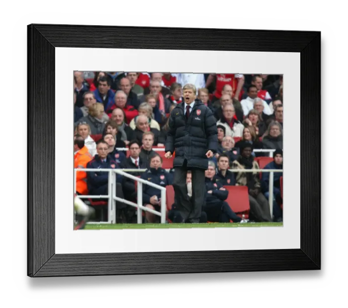 Framed Print : A Battle of Wits: Arsene Wenger and Arsenal vs Fulham, 0-0 Stalemate, Barclays Premier League (February 28, 2009) Framed Print : A Battle of Wits: Arsene Wenger and Arsenal vs Fulham, 0-0 Stalemate, Barclays Premier League (February 28, 2009)