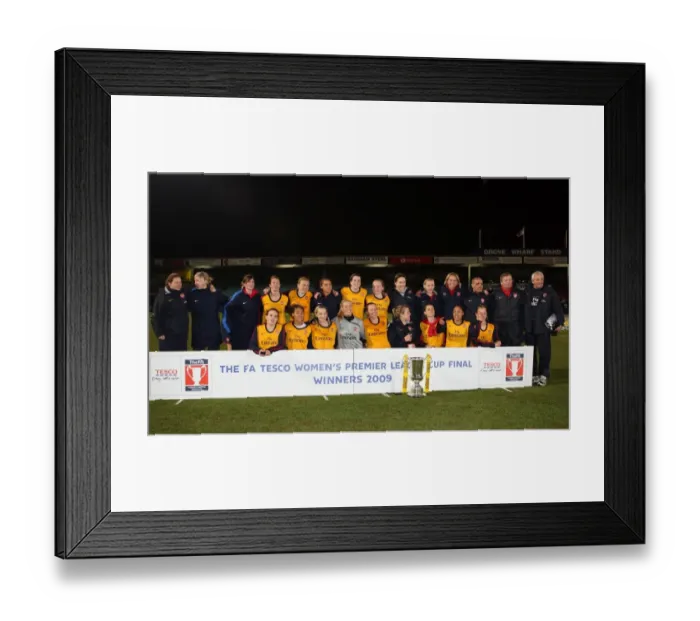Framed Print : Arsenal Ladies League Cup Triumph: 5-0 Victory over Doncaster Rovers Belles Framed Print : Arsenal Ladies League Cup Triumph: 5-0 Victory over Doncaster Rovers Belles