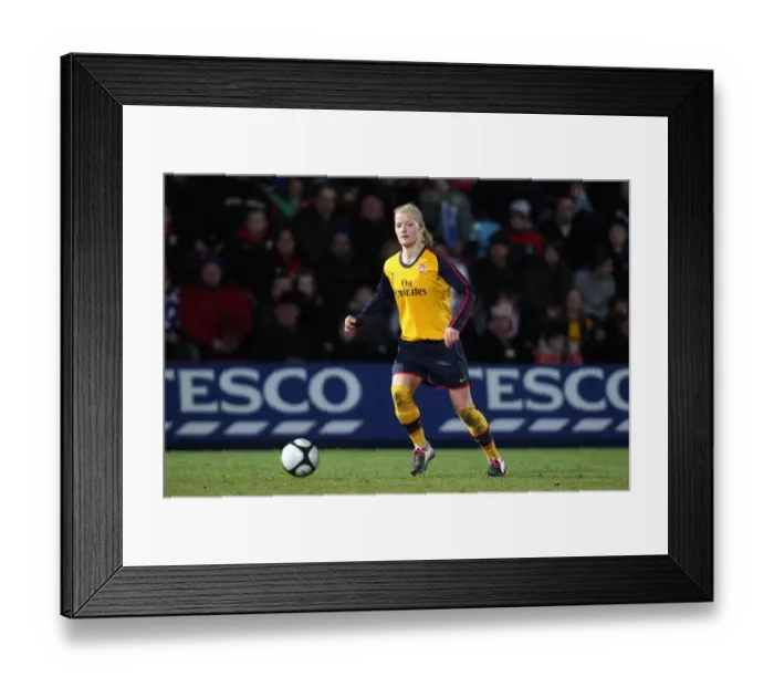 Framed Print : Arsenal's Katie Chapman Scores Five in Dominant 5-0 FA Premier League Cup Final Win over Doncaster Rovers Belles