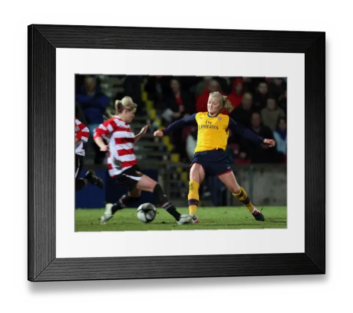 Framed Print : Katie Chapman (Arsenal) Natasha Hughes (Doncaster) Framed Print : Katie Chapman (Arsenal) Natasha Hughes (Doncaster)