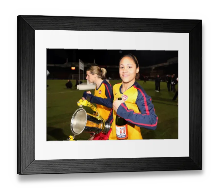 Framed Print : Alex Scott Leads Arsenal to 5-0 Victory in FA Premier League Cup Final against Doncaster Rovers Belles Framed Print : Alex Scott Leads Arsenal to 5-0 Victory in FA Premier League Cup Final against Doncaster Rovers Belles
