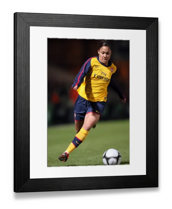 Framed Print : Alex Scott Leads Arsenal to 5-0 Victory in Women's FA Premier League Cup Final