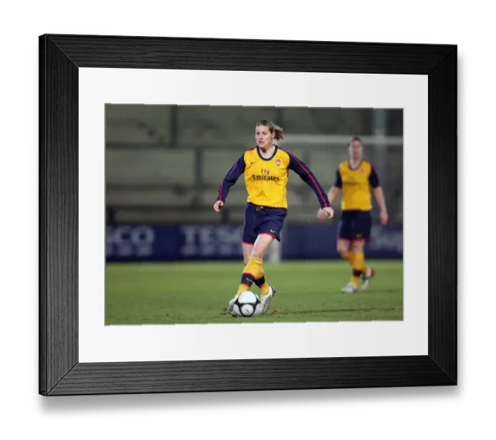 Framed Print : Kelly Smith's Five-Goal Blitz: Arsenal Ladies Crush Doncaster Rovers Belles 5-0 in WFA Premier League Cup Final