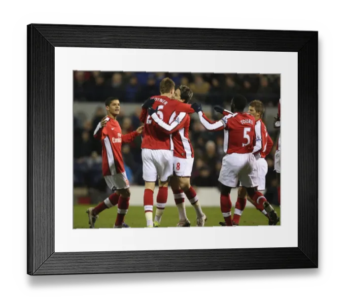 Framed Print : Nicklas Bendtner celebrates scoring the 1st Arsenal Framed Print : Nicklas Bendtner celebrates scoring the 1st Arsenal