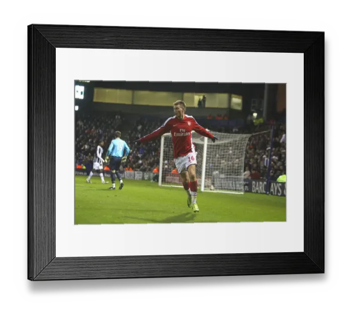 Framed Print : Bendtner's Brilliant Hat-Trick: Arsenal Crush West Brom 3-1 Framed Print : Bendtner's Brilliant Hat-Trick: Arsenal Crush West Brom 3-1