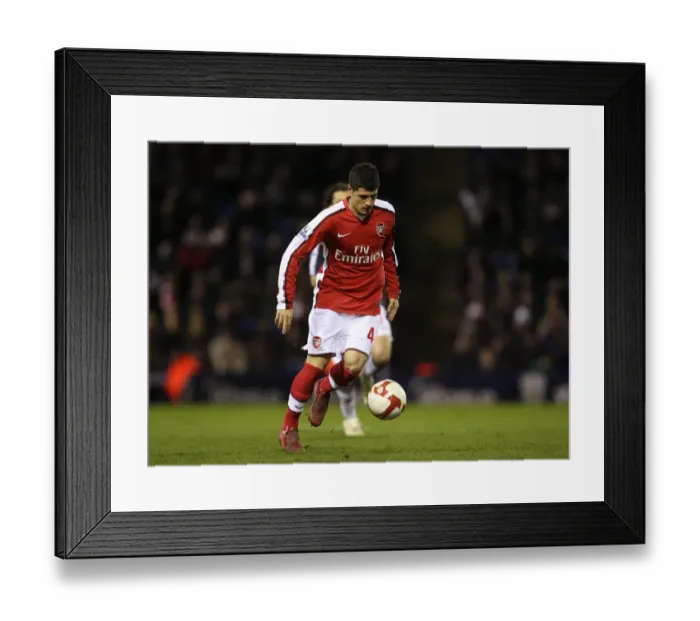 Framed Print : Fran Merida's Brilliant Performance: Arsenal Crushes West Bromwich Albion 3-1 in Premier League