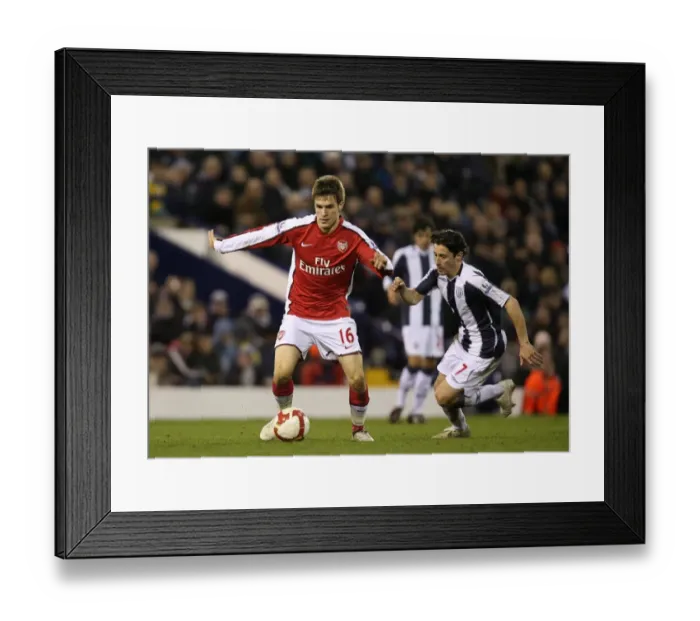 Framed Print : Aaron Ramsey (Arsenal) Robert Koren (West Brom) Framed Print : Aaron Ramsey (Arsenal) Robert Koren (West Brom)