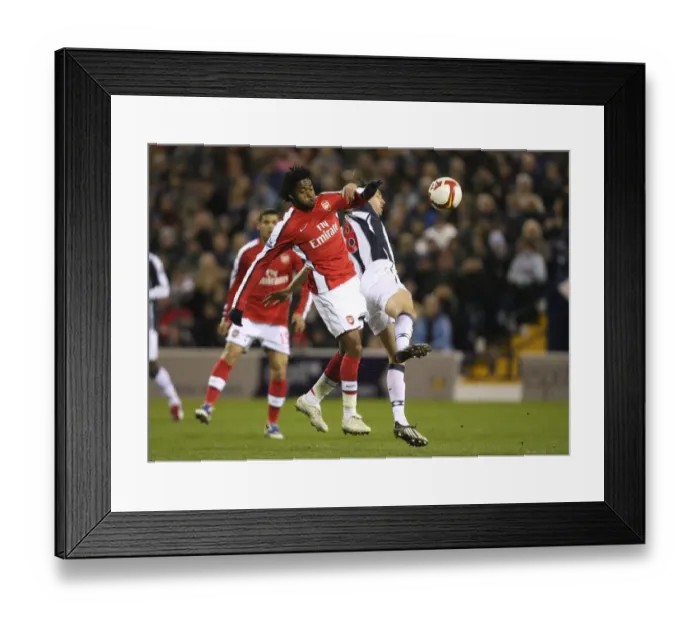 Framed Print : Three-Goal Showdown: Alex Song (Arsenal) vs. Jonathan Greening (West Brom), Arsenal's Dominant Performance (3-1) Framed Print : Three-Goal Showdown: Alex Song (Arsenal) vs. Jonathan Greening (West Brom), Arsenal's Dominant Performance (3-1)