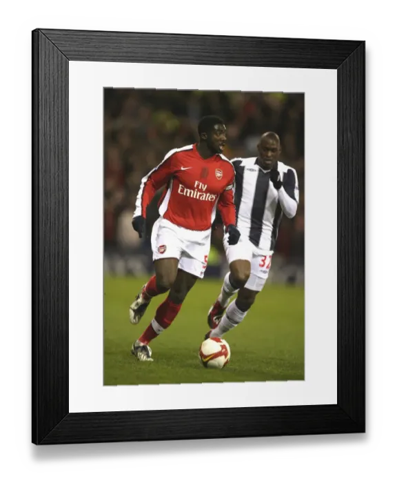 Framed Print : Kolo Toure (Arsenal) Abdoulaye Meite (West Brom) Framed Print : Kolo Toure (Arsenal) Abdoulaye Meite (West Brom)