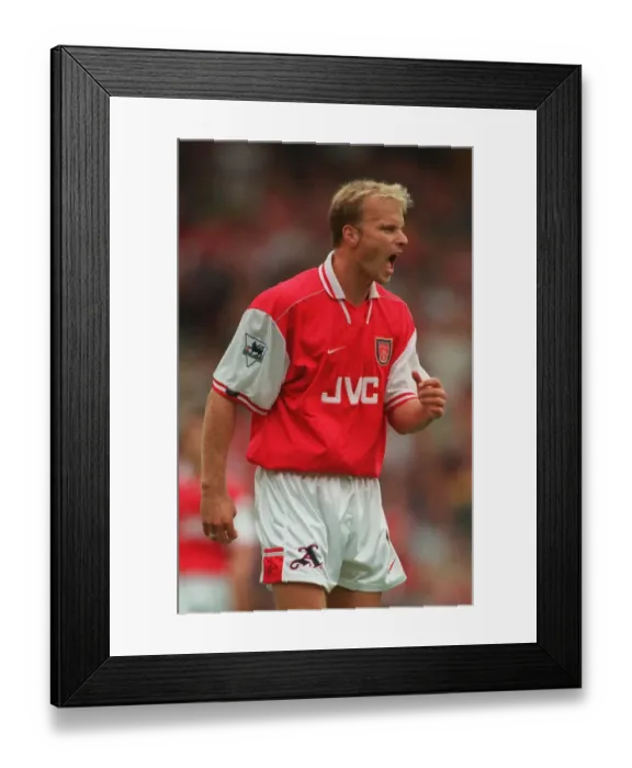 Framed Print : Dennis Bergkamp: Arsenal's Hero in Arsenal's Unforgettable Double Victory, 1997 / 98 Framed Print : Dennis Bergkamp: Arsenal's Hero in Arsenal's Unforgettable Double Victory, 1997 / 98