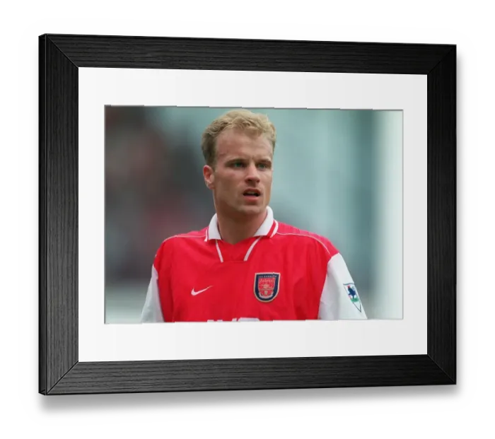 Framed Print : Dennis Bergkamp - Arsenal Framed Print : Dennis Bergkamp - Arsenal