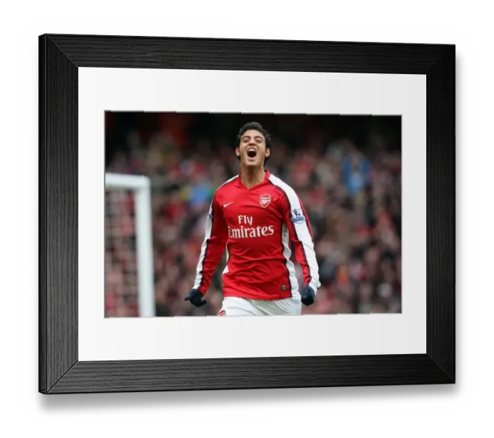 Framed Print : Thrilling Vela Strike: Arsenal's Opening Goal in FA Cup Victory over Burnley (3:0)