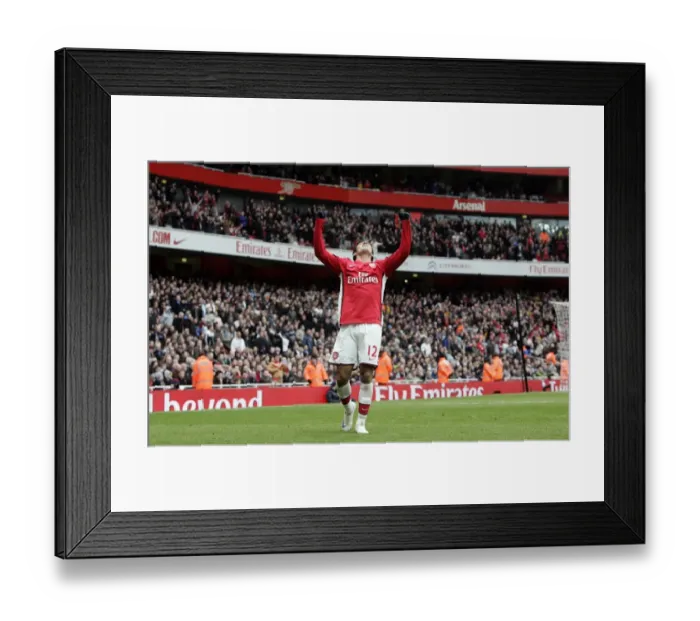Framed Print : Thrilling Vela Strike: Arsenal's Opening Goal in FA Cup Victory over Burnley (3-0)