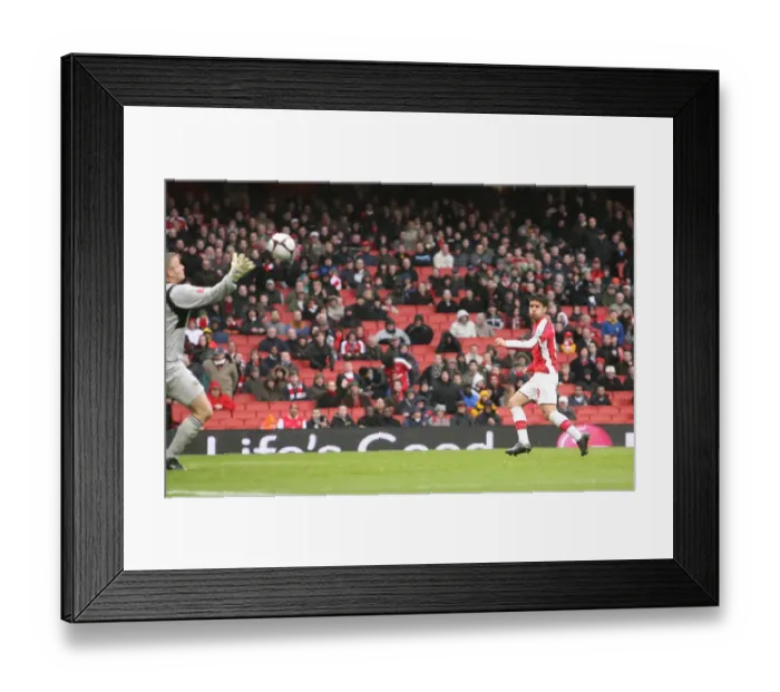 Framed Print : Eduardo Scores the Second Goal: Arsenal's 3-0 Victory over Burnley in FA Cup Fifth Round Framed Print : Eduardo Scores the Second Goal: Arsenal's 3-0 Victory over Burnley in FA Cup Fifth Round