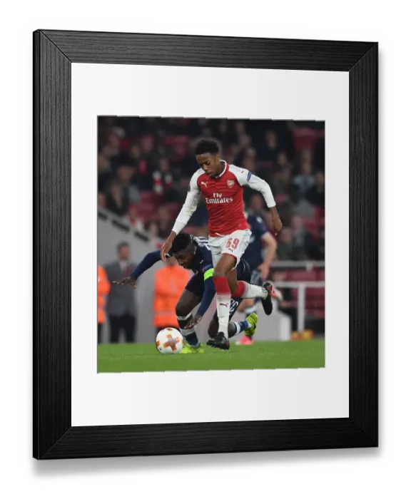Framed Print : Arsenal vs Crvena Zvezda: Joe Willock Clashes with Mitchell Donald in Europa League Showdown Framed Print : Arsenal vs Crvena Zvezda: Joe Willock Clashes with Mitchell Donald in Europa League Showdown