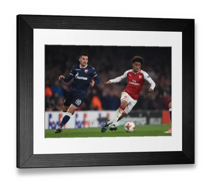 Framed Print : Clash of Talents: Reiss Nelson vs. Nemanja Radonjic - Arsenal FC vs. Crvena Zvezda, UEFA Europa League Framed Print : Clash of Talents: Reiss Nelson vs. Nemanja Radonjic - Arsenal FC vs. Crvena Zvezda, UEFA Europa League