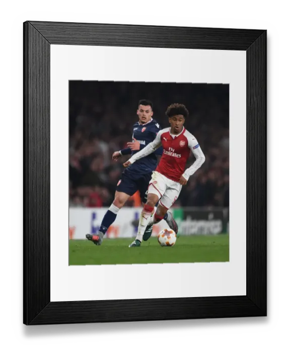 Framed Print : Clash of Young Stars: Reiss Nelson vs. Nemanja Radonjic - Arsenal FC vs. Crvena Zvezda, UEFA Europa League Framed Print : Clash of Young Stars: Reiss Nelson vs. Nemanja Radonjic - Arsenal FC vs. Crvena Zvezda, UEFA Europa League