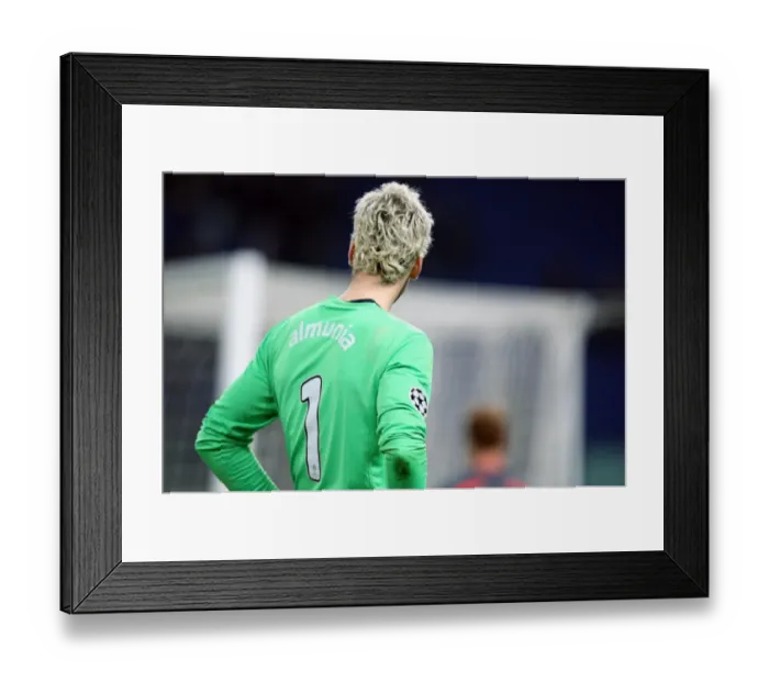 Framed Print : Manuel Almunia's Dramatic Save in Arsenal's 1:0 Loss to AS Roma in the UEFA Champions League Shootout, March 11, 2009 Framed Print : Manuel Almunia's Dramatic Save in Arsenal's 1:0 Loss to AS Roma in the UEFA Champions League Shootout, March 11, 2009