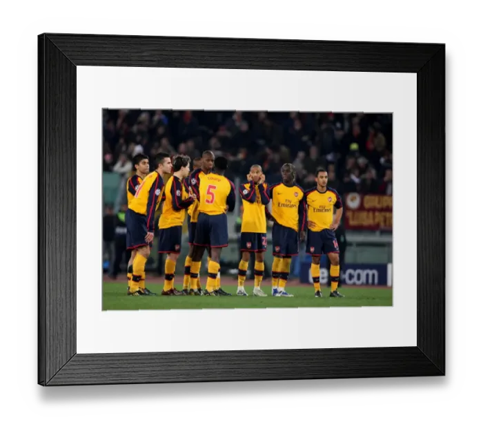 Framed Print : The Arsenal fans wiat for the penaltys to be taken Framed Print : The Arsenal fans wiat for the penaltys to be taken
