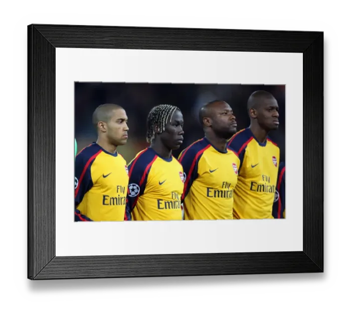 Framed Print : (L>R) Gael Clichy Framed Print : (L>R) Gael Clichy