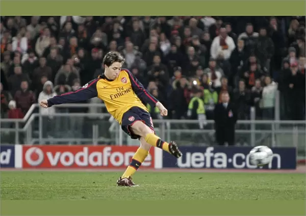 Samir Nasri scores for Arsenal from the penalty spot